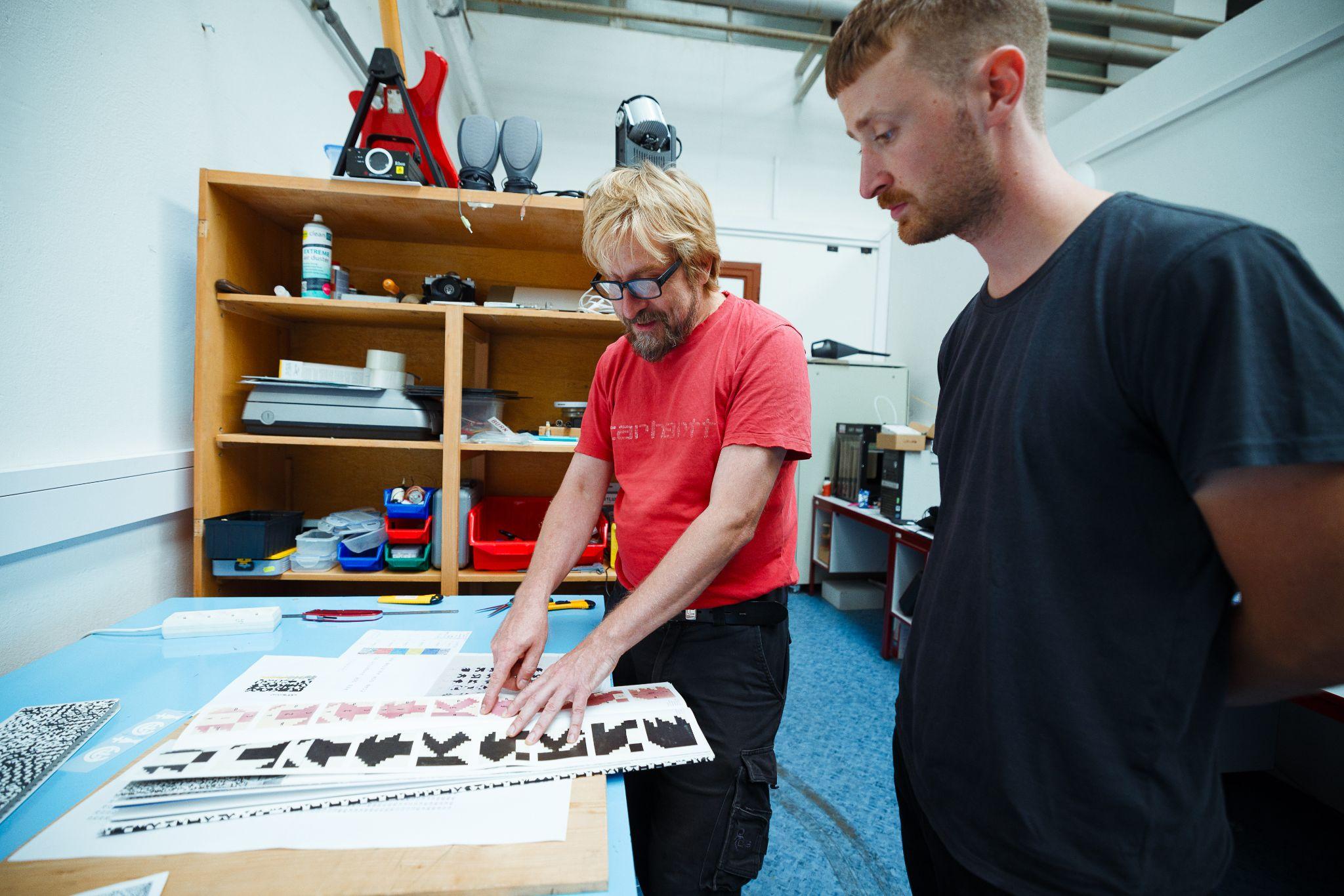 David Vrbík in studio